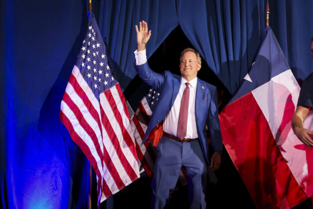 KEN PAXTON CRUSING BIG VICTORY IN ELECTION