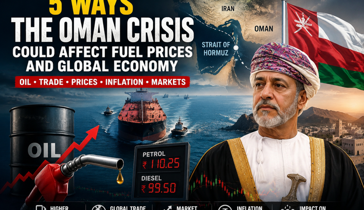 Image showing Oman crisis affect on globe