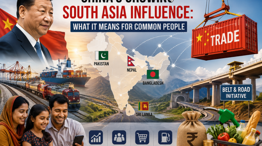 China's increasing south asia trade