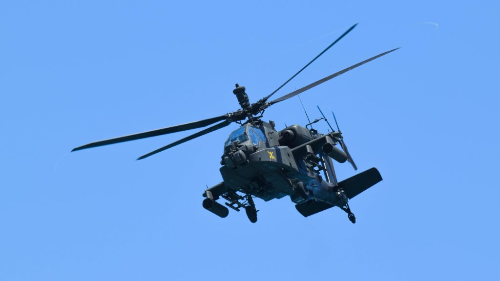 Apache helicopter