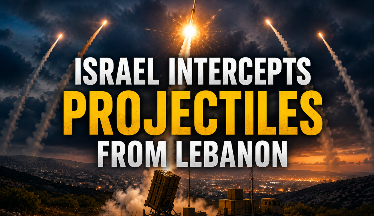 Israel Intercepts Projectiles from Lebanon as tensions rise along the border
