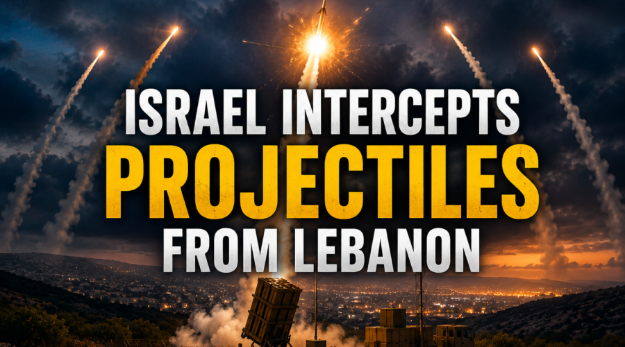 Israel Intercepts Projectiles from Lebanon as tensions rise along the border