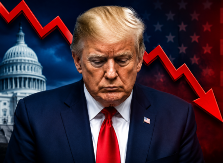Trump approval hits new low.